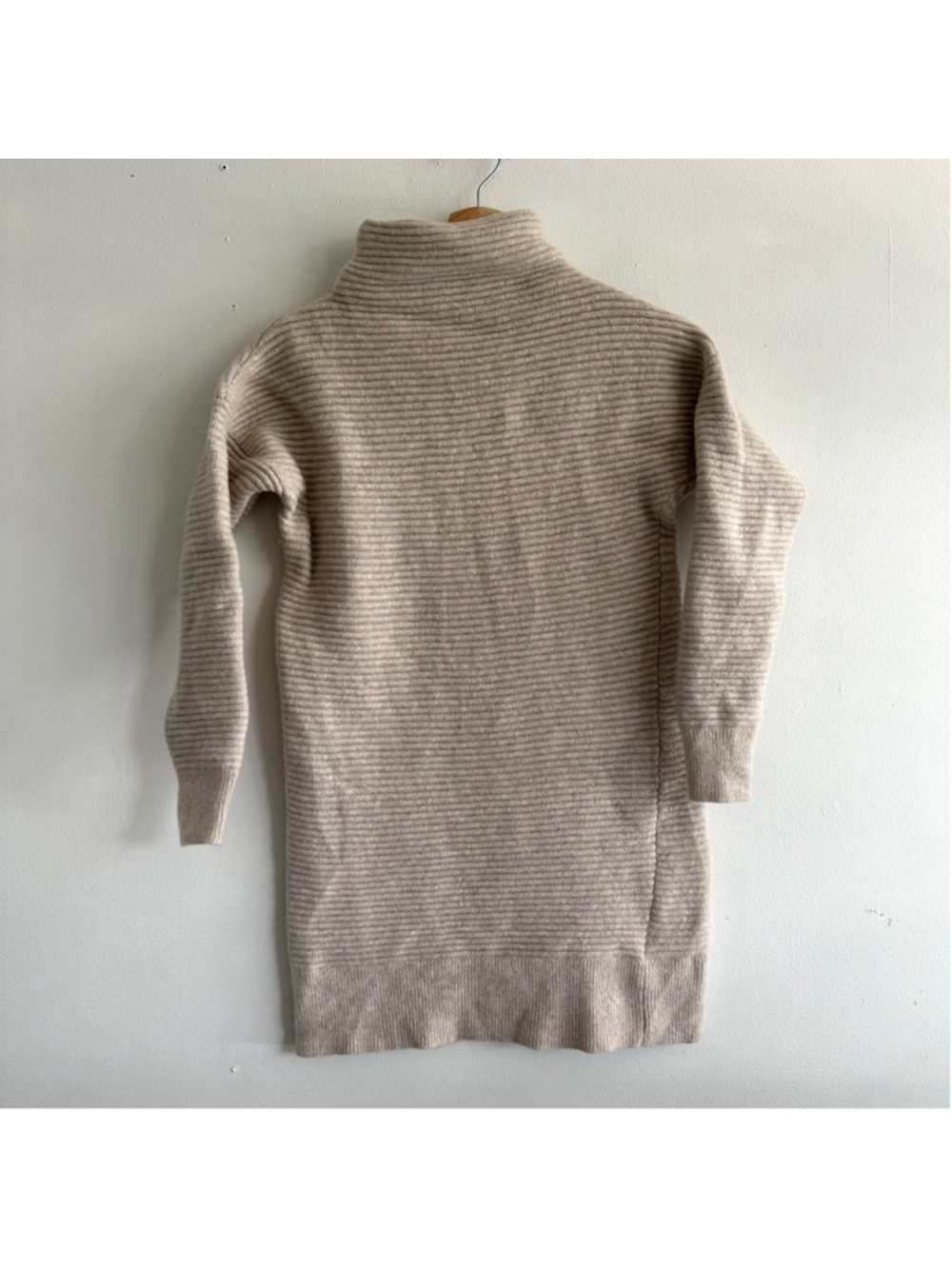 Madewell Oatmeal Turtleneck Sweater Dress Women's Size M
